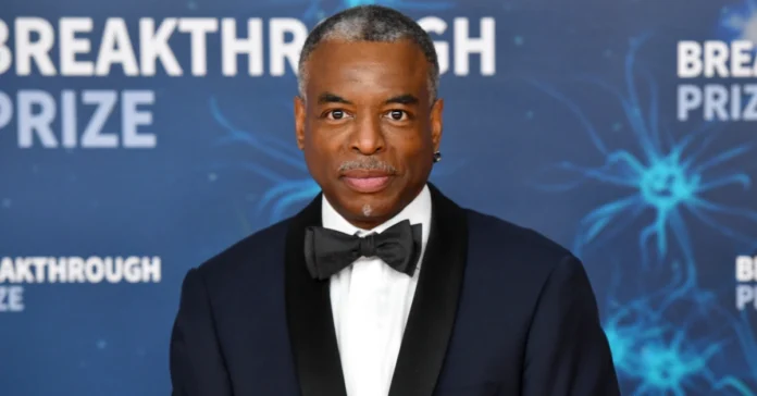 LeVar Burton at formal event - father of Eian Burton who has built his own legacy as an educator and basketball coach