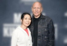 Midori Fujiwara and Hugh Dillon at Mayor Of Kingstown 2024 event in New York