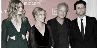 The Buckingham family at a music event - Lindsey Buckingham with family members including son William Gregory Buckingham