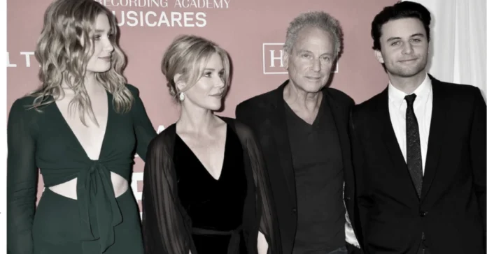 The Buckingham family at a music event - Lindsey Buckingham with family members including son William Gregory Buckingham
