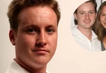 A couple photo featuring Tom Guiry and his wife Janel Bloodsworth, showcasing their private life away from Hollywood spotlight