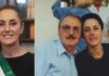 Family photo of Carlos Sheinbaum Yoselevitz and Claudia Sheinbaum, Mexico's pioneering family