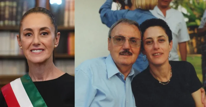 Family photo of Carlos Sheinbaum Yoselevitz and Claudia Sheinbaum, Mexico's pioneering family