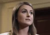 Cassidy Hutchinson speaking during testimony - former White House aide discussing her net worth and career