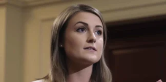 Cassidy Hutchinson speaking during testimony - former White House aide discussing her net worth and career