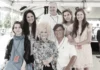 Jolie Shacklett family photo with Brenda Lee at Rock and Roll Hall of Fame induction ceremony 2022