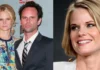 Leanne Goggins with Walton Goggins at red carpet event before her tragic death in 2004