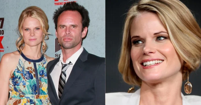 Leanne Goggins with Walton Goggins at red carpet event before her tragic death in 2004