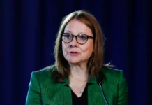 Mary Barra Net Worth success - GM CEO Mary Barra in professional business attire representing automotive leadership wealth.